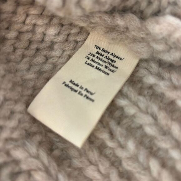 LoveShackFancy Larson Cropped Pullover Knit Sweater Size S - Picture 5 of 5